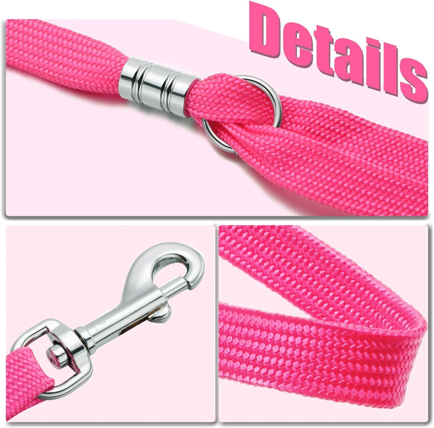 Boao 9 Pieces Pet Grooming Loops Nylon Restraint Noose Adjustable Fixed Dog Cat Safety Rope for Pet Grooming Table Bathtub
