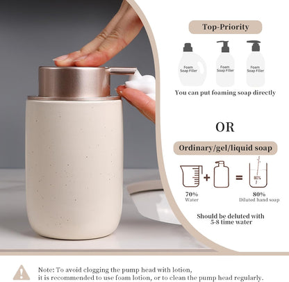 Apricot Ceramic Bathroom Accessories Set of 4