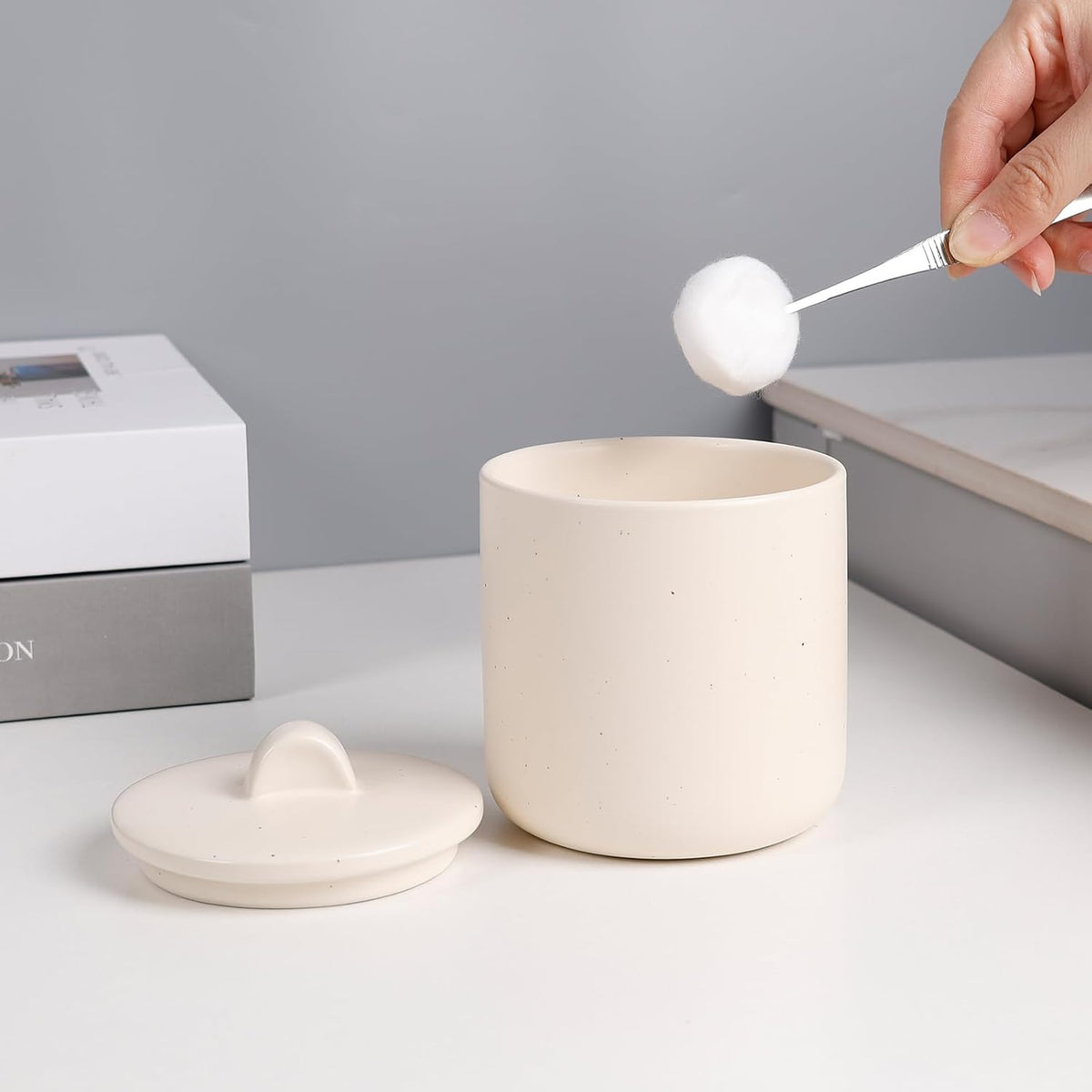 Apricot Ceramic Bathroom Accessories Set of 4