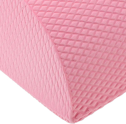 Back Cracking Device and Muscle Massage Roller, Lightweight 30x6.3cm Foam Balance Equipment for Pilates and Yoga, Pink Lumbar Support for Muscle Relaxation and Posture Improvement