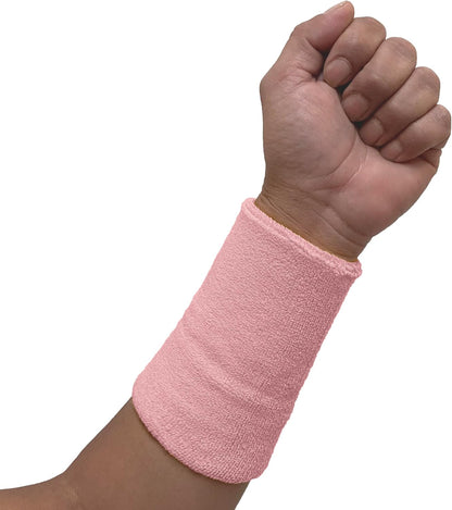 6 Inch Extra Long Thick Sports Wristband Sweatband