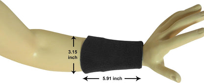 6 Inch Extra Long Thick Sports Wristband Sweatband