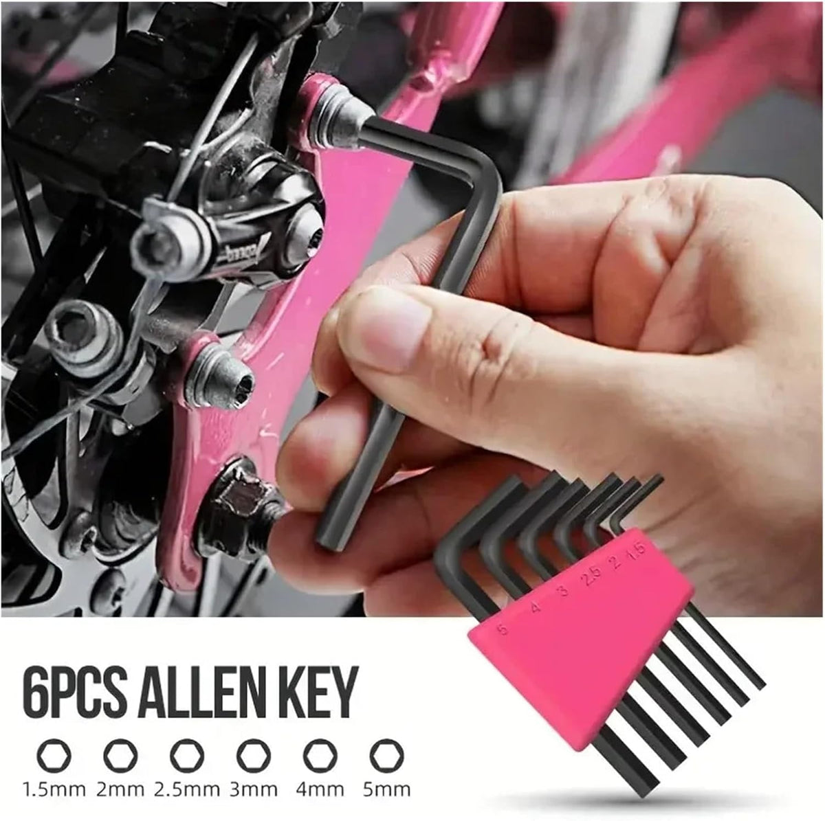 13/24/54PCS Pink Home Toolbox Set - Alloy & Plastic, Allen Wrench, Screwdriver, Pliers, Routine Home Repair Kit, Combination Set