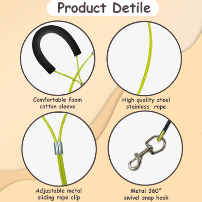 Pet Grooming Loops and Supplies - Dog Belly Loop Restraint No Sit Haunch Holder for Arm and Table, Sturdy Noose Loop for Small Medium Large Dogs