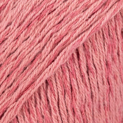 Knitting Yarn of Cotton, Viscose and Linen, Drops Belle, DK, Light Worsted Weight, 1.8 oz 131 Yards (11 Old Pink)