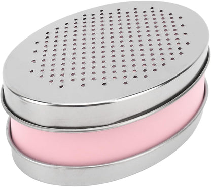 Portable Cheese Grater Stainless Steel Box Grater with Storage Container for Easy Grating in Home Kitchen (Pink), #013, Jeffergardenox1nhivue3-13