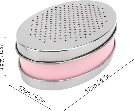 Portable Cheese Grater Stainless Steel Box Grater with Storage Container for Easy Grating in Home Kitchen (Pink), #013, Jeffergardenox1nhivue3-13