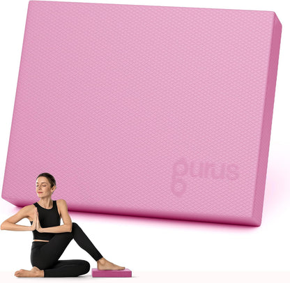 Balance Pad – High-Density Foam Balance Pad Physical Therapy for Stability & Strength, Exercise Foam Pad for Balancing, Non-Slip Lightweight Trainer for Home Gym & Rehab (Blue)