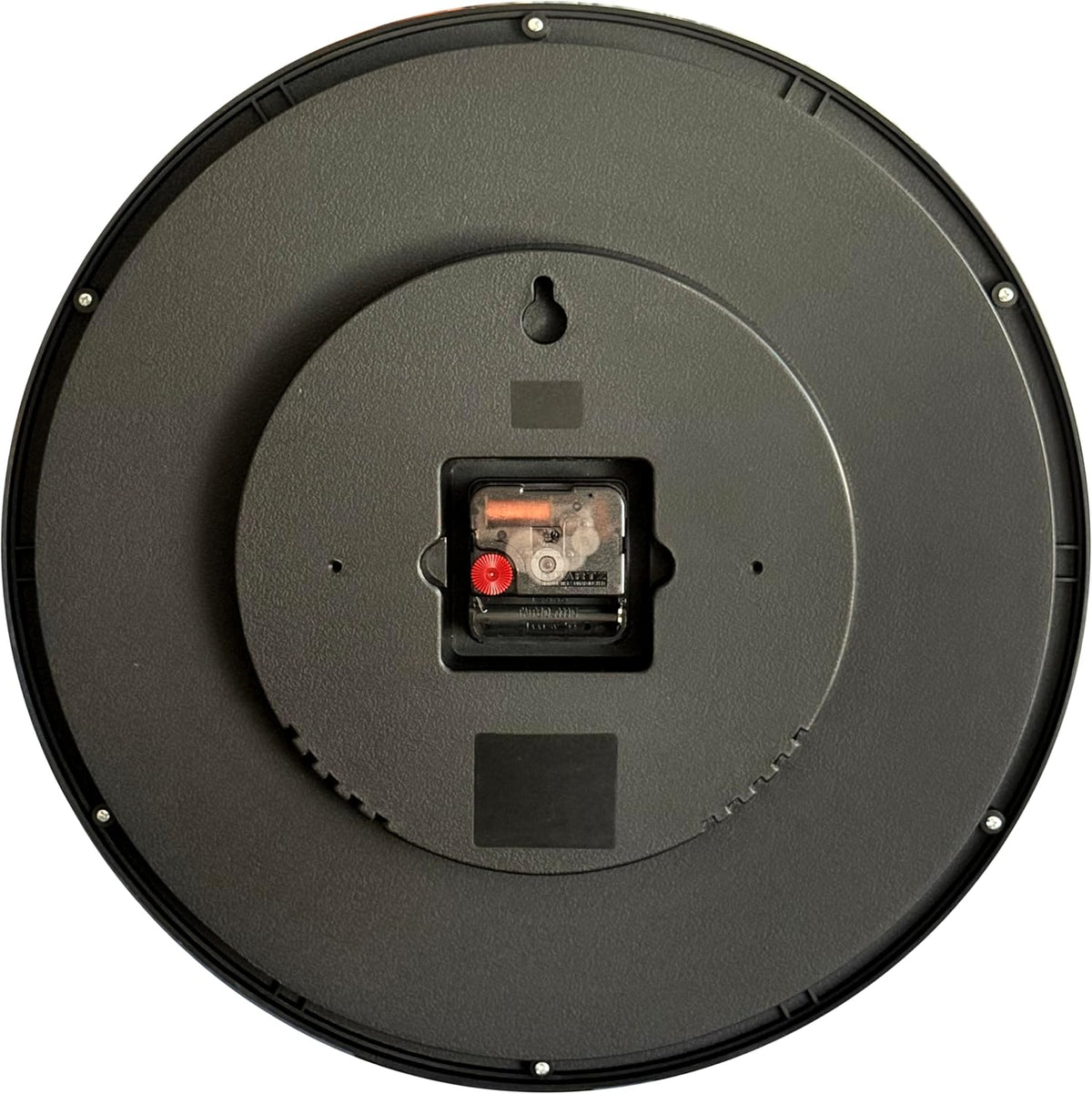 16" Silent Wall Clock, Pink, 3D Raised Numbers
