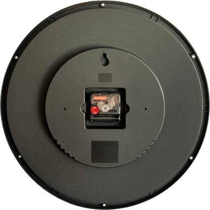 16" Silent Wall Clock, Pink, 3D Raised Numbers
