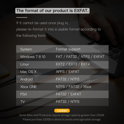 500GB Ultra Slim Portable External Hard Drive HDD-USB 3.0