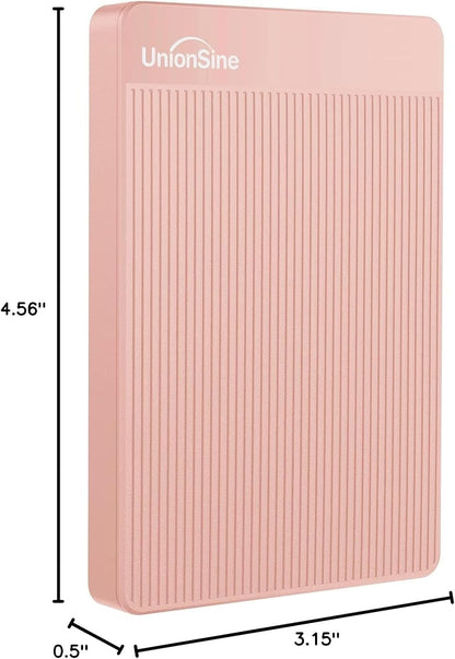 500GB Ultra Slim Portable External Hard Drive HDD-USB 3.0