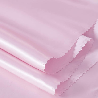 4 Pack Light Pink Satin Tablecloth 60 x 102 Inches