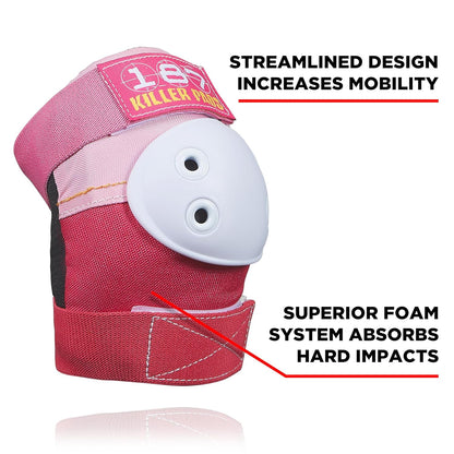 Six Pack Pad Set, Protective Gear for Elbows, Knees, and Wrists - Ideal for Skateboarding, Roller Skating, and Inline Skating