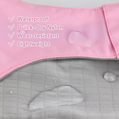 Airtag Lightweight Pink Dog Harness-No Pull with Handle for Small Sized Dog