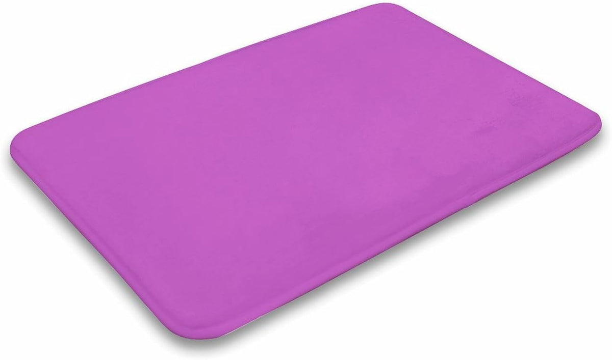 Minimalist Solid Pink Elegant Modern Bath Mat Rug 32x20, Ultra Soft Bathroom Rug, Non Slip and Absorbent Bath Rug Carpet for Bathroom Floor, Tub and Shower