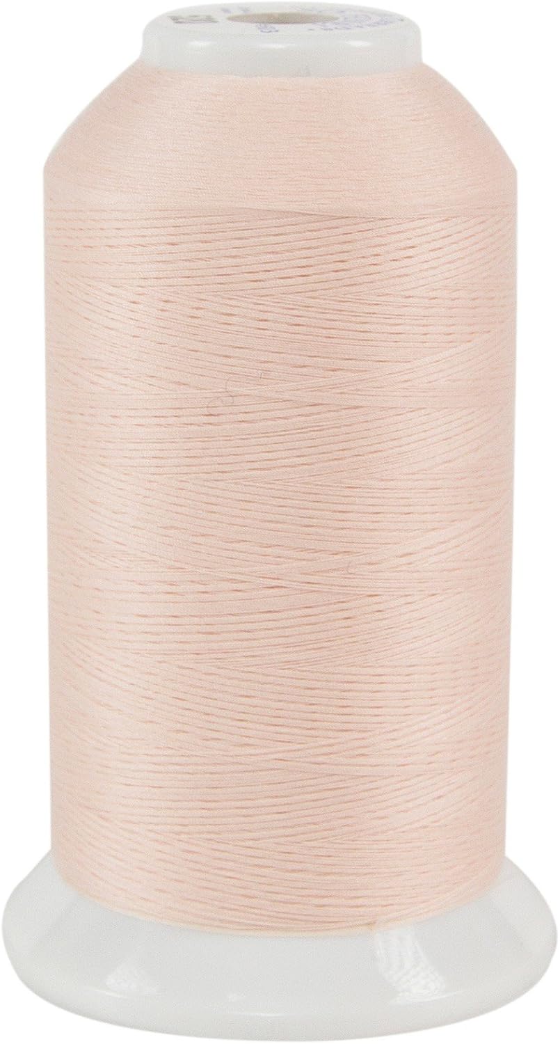 So Fine 3-Ply 50 Weight Polyester Sewing Thread Cone - 3280 Yards (#520 Barely Peach)