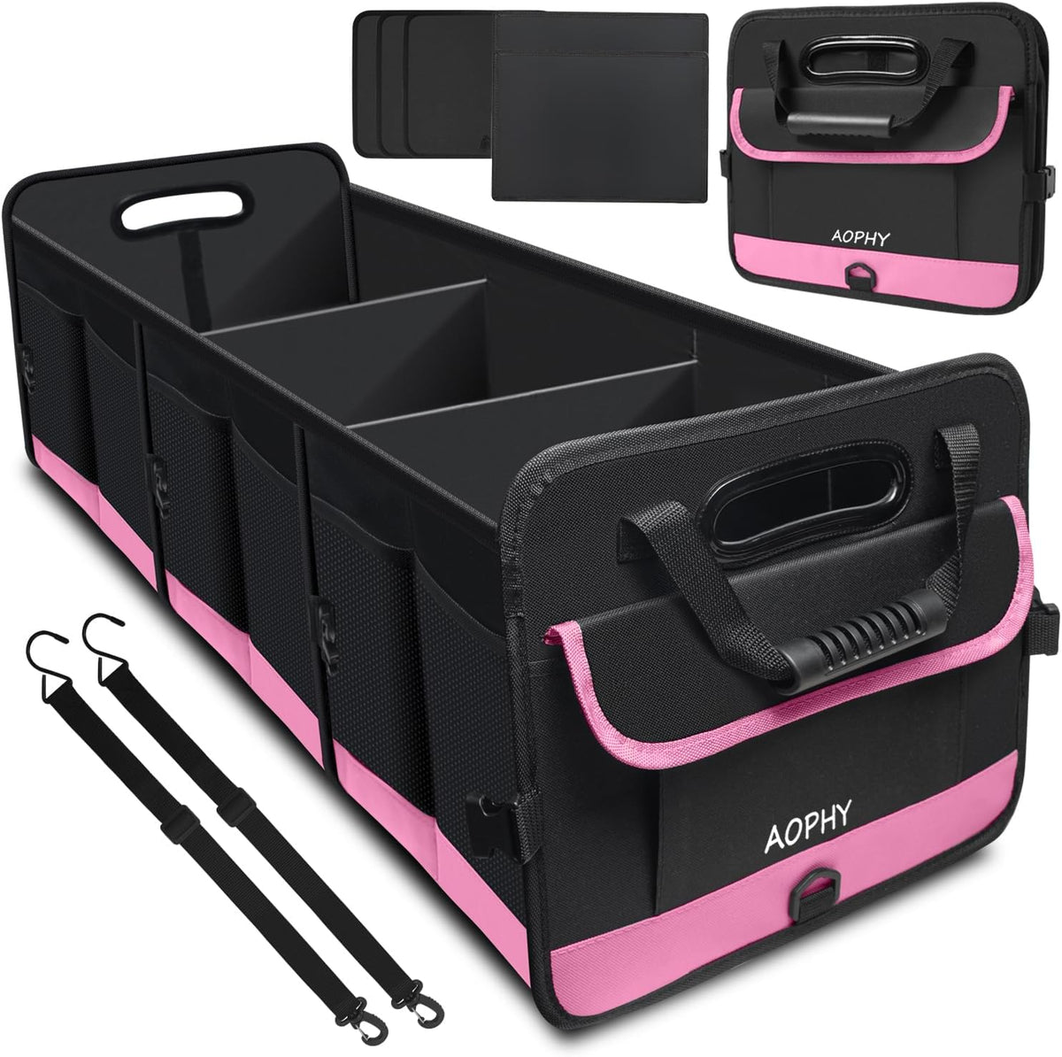 Foldable Trunk Organizer for Car SUV Truck 95L Large Capacity