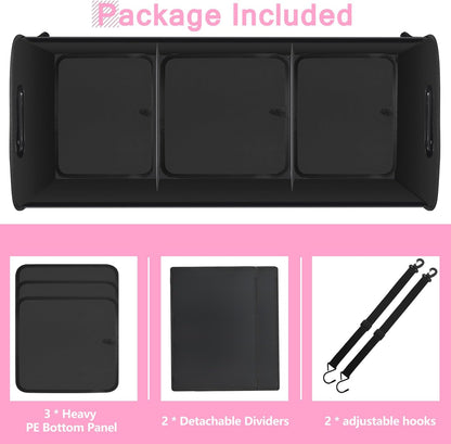 Foldable Trunk Organizer for Car SUV Truck 95L Large Capacity