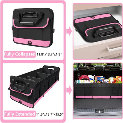 Foldable Trunk Organizer for Car SUV Truck 95L Large Capacity