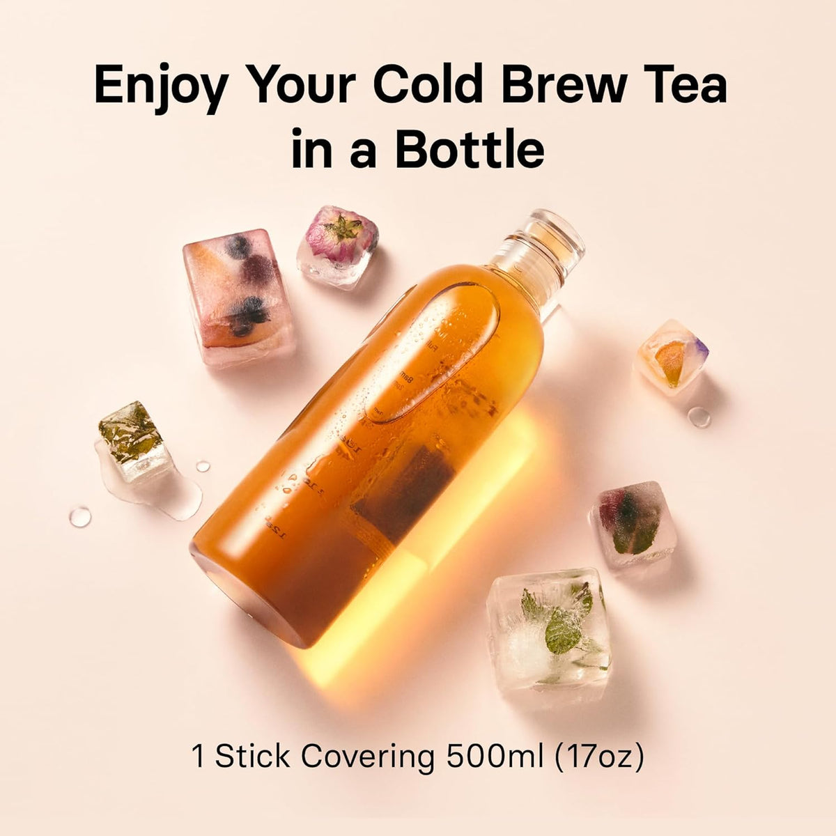 Sunset Peach Cold Brew Tea, Sweet peach flavored iced tea, Hydration Tea Packets (20ea, 1.76oz)