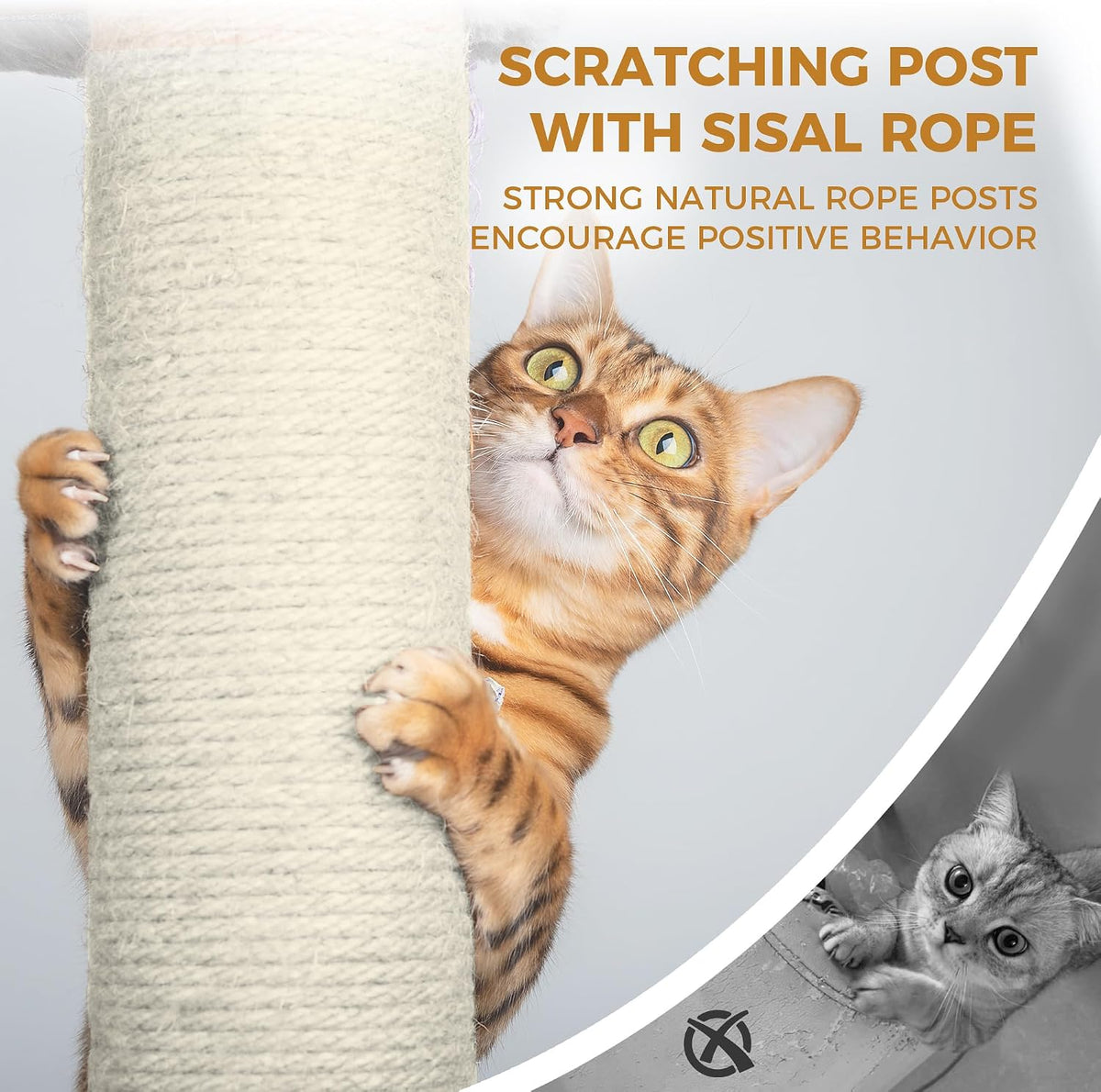 68in Cat Tree with 2 Condos & Hammock, Multi-Level Cat Tower with Plush Perches and Sisal Scratching Posts for Indoor Cats, Soft Pink