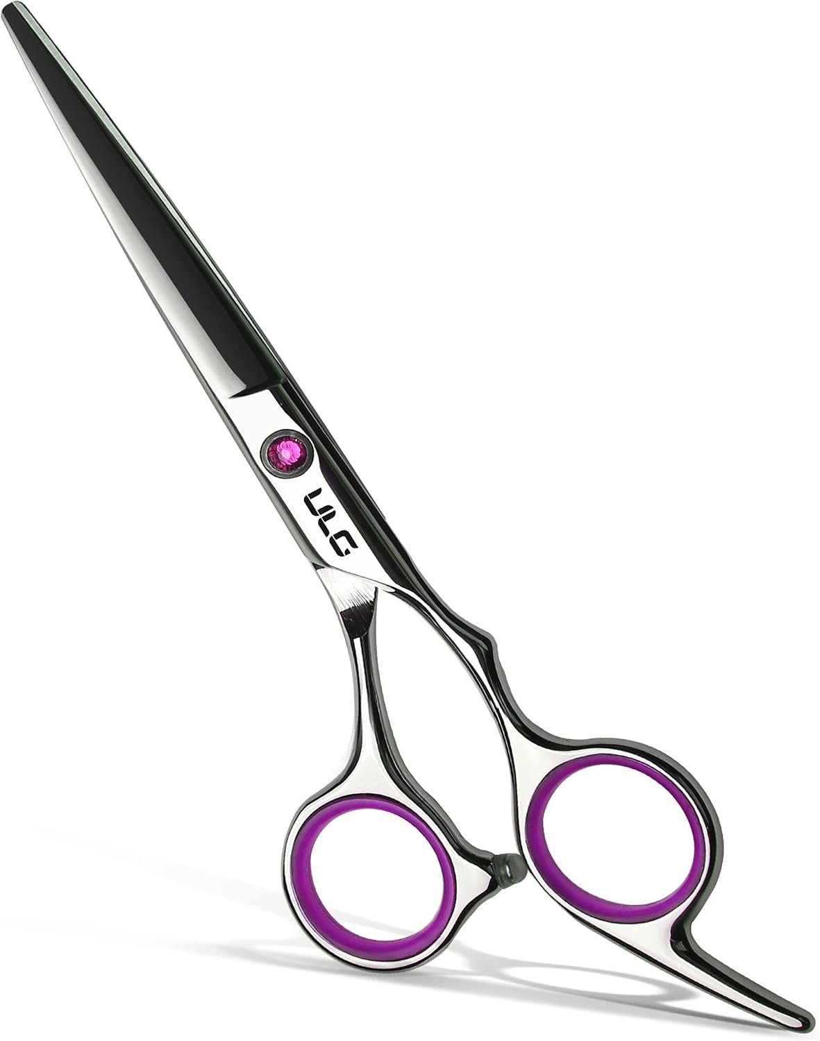 Hair Cutting Scissors, Professional Hair Scissors 6.5 inch Right-Hand Razor Edge Barber Shears Salon Hair Cutting Shears Made of Japanese Stainless Steel, Hand Sharpened Pink
