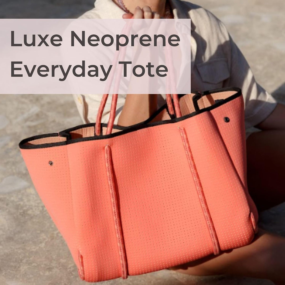 POPUPS Tote Bag, Everyday Neoprene Bags for Women