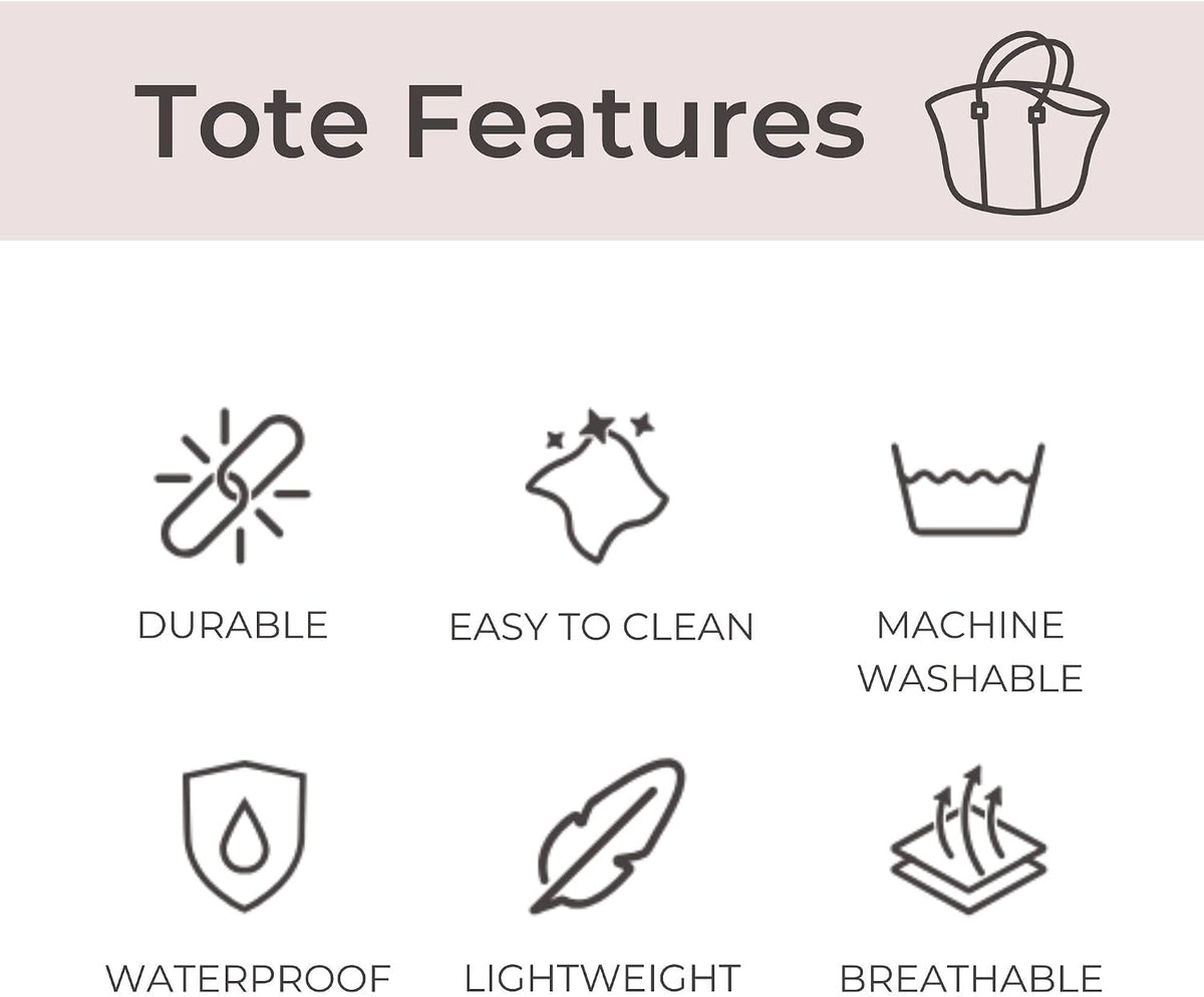 POPUPS Tote Bag, Everyday Neoprene Bags for Women