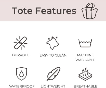 POPUPS Tote Bag, Everyday Neoprene Bags for Women