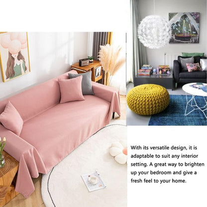 Modern Sofa Blanket, Sofa Throw 3 Seater, Washable Couch Cover Bed Protector, Multi Purpose Large Throw for Sofas Bedroom Travel Camping-pink-180x130cm(70x51inch)