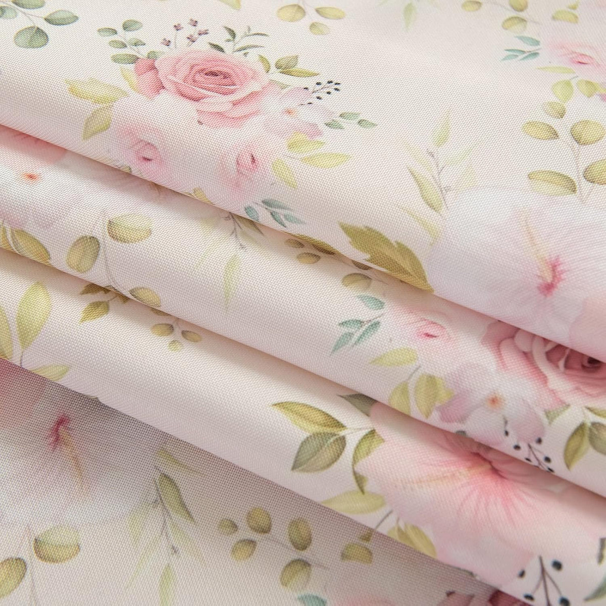 Flower Tablecloth, Pink Floral Table Cloth for Rectangle Tables,Waterproof Resistant Rose Table Cover for Valentines,Parties,Wedding Use Spring/Summer (54 X 78 Inch)