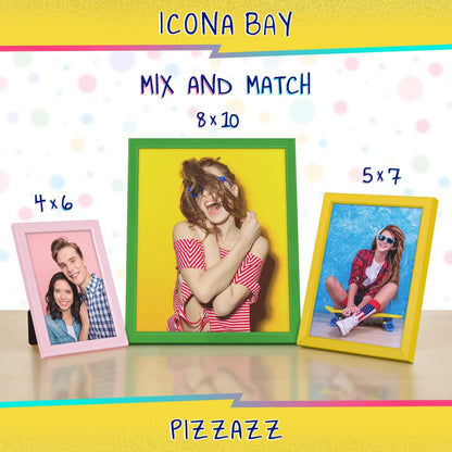 4x6 Pastel Pink Picture Frame - Solid Wood, Pizzazz Collection