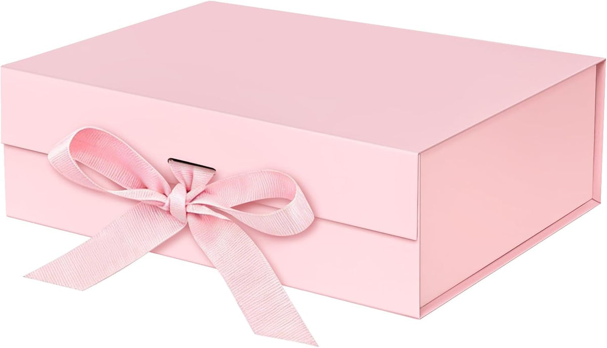Pink Magnetic Gift Box for Present Medium Gift Boxes with Lid for Women