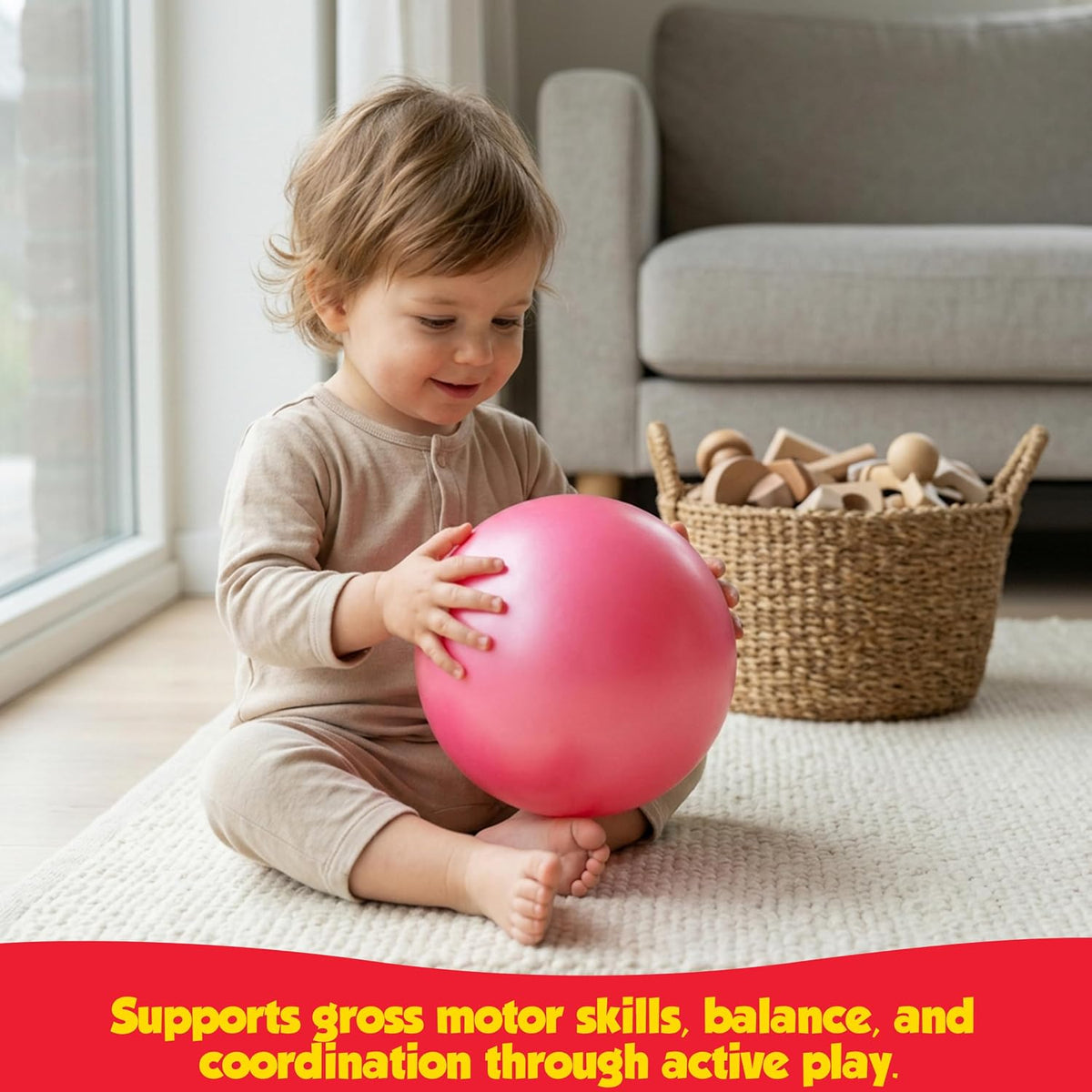Gertie Handball 9" Sensory Ball for Kids Ages 3+