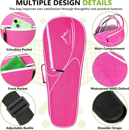 3 Racquet Tennis Bag Tennis Racket Bag for Men Women