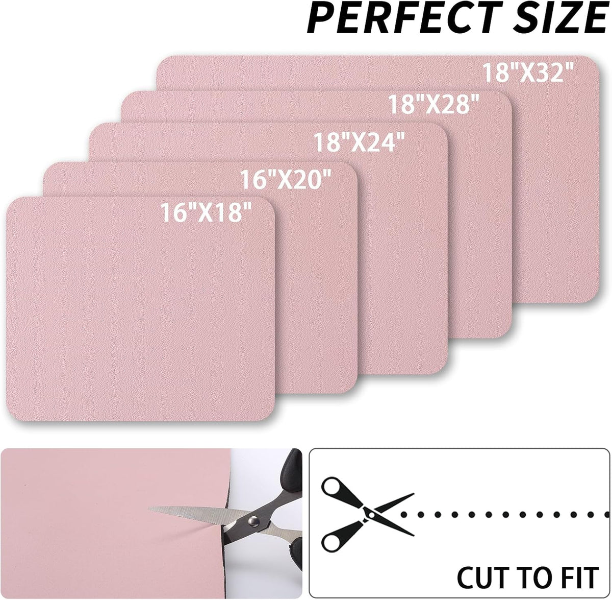 Dish Drying Mat for Kitchen Counter, Heat Resistant Drainer Mats with Non-slip Rubber Backed, Hide Stain Kitchen Super Absorbent Draining Mat, Easy to Clean Dish Rack Pad, Pink 16"x18"
