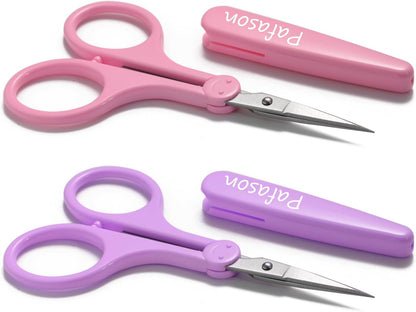 Small Travel Sewing Craft Scissors Set Straight Precision Fine Tip
