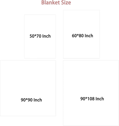 Large Flannel Fleece Throw Blanket, 50×70 Inch