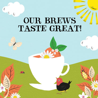 Clipper Organic Chamomile & Peach Herbal Tea, 50 Tea Bags