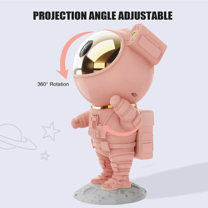 Cute Room Decor Aesthetic - Pink Astronaut Galaxy Projector for Teen Girls Bedroom, Star Projector Night Light with Remote, Kawaii Room Decor, 2025 Christmas Birthday Gifts for Teen Girls (Pink)