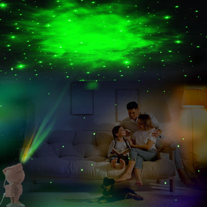 Cute Room Decor Aesthetic - Pink Astronaut Galaxy Projector for Teen Girls Bedroom, Star Projector Night Light with Remote, Kawaii Room Decor, 2025 Christmas Birthday Gifts for Teen Girls (Pink)