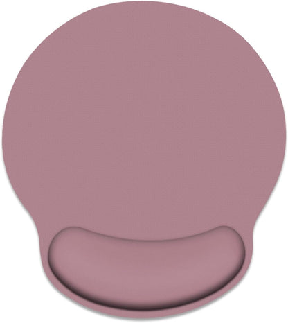 Ergonomic Mouse Pad with Wrist Support, Dark Pink