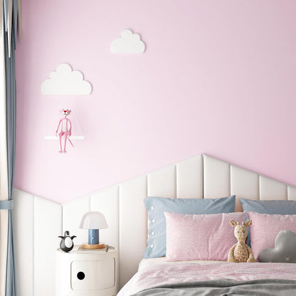 Pink Wallpaper - Pink Peel and Stick Wallpaper for Bedroom Pinkish Wall Paper Vinyl Wrap 17.7x120 Inch Pinkish Contact Paper for Cabinets and Drawers Solid Color Vinyl Wrap Self Adhesive