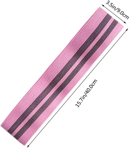 Women Hip Elastic Resistance Bands Booty Builder for Leg Exercises Non Slip Tension Band for Active Squats Home Workouts Pink