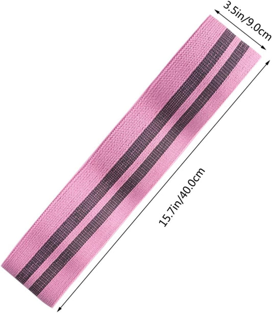 Women Hip Elastic Resistance Bands Booty Builder for Leg Exercises Non Slip Tension Band for Active Squats Home Workouts Pink