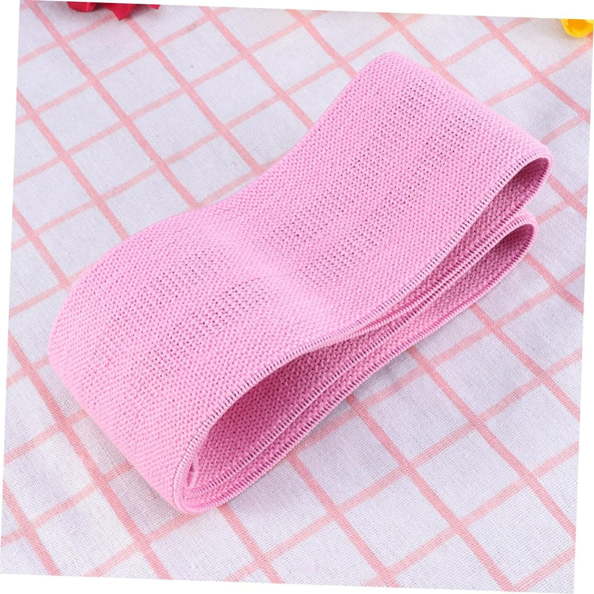 Women Hip Elastic Resistance Bands Booty Builder for Leg Exercises Non Slip Tension Band for Active Squats Home Workouts Pink
