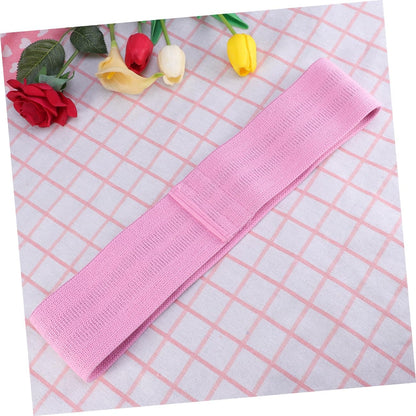 Women Hip Elastic Resistance Bands Booty Builder for Leg Exercises Non Slip Tension Band for Active Squats Home Workouts Pink