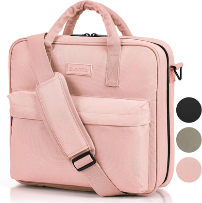 Sturdy 3 Ring Zipper Binder with Shoulder Strap for School - 2 Inch Zip Up