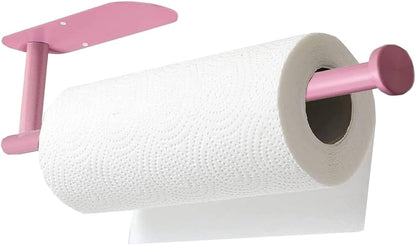 Pink Paper Towel Holder, Paper Towels Rolls for Kitchen, Paper Towel Holder